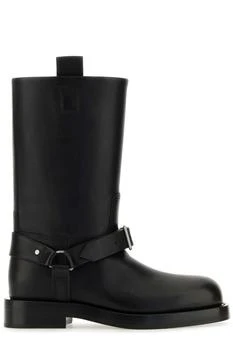 Burberry | Burberry Round-Toe Buckle-Detailed Boots
