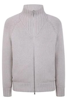Brunello Cucinelli | Brunello Cucinelli Zip-Up High Neck Cardigan