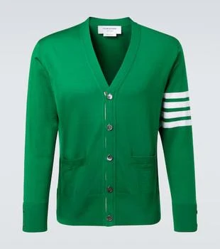 Thom Browne | 4-Bar virgin wool cardigan
