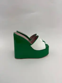 Haus of Honey Haus Of Honey - Women's Laquer Doll Platform Wedges