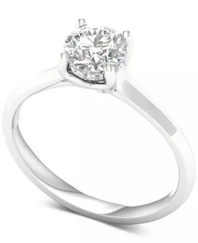 Macy's | Diamond Hidden Halo Engagement Ring (3/4 ct. t.w.) in 14k White Gold