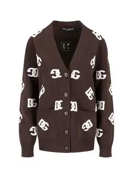 Dolce & Gabbana | Dolce & Gabbana DG Monogram V-Neck Cardigan
