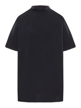 Balenciaga | Balenciaga Logo Print Distressed Oversized T-Shirt