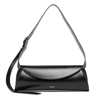 Jil Sander | Jil Sander Cannolo Logo Embossed Large Shoulder Bag