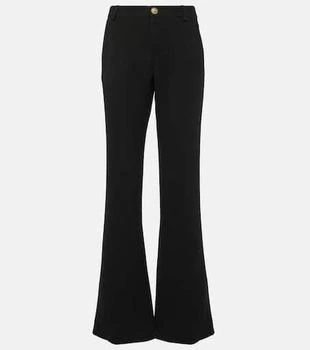 Balmain | Virgin wool crêpe bootcut pants