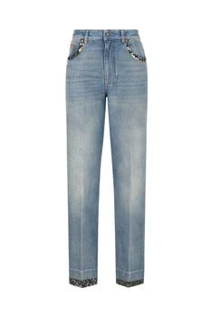 Valentino | Valentino Logo Patch Boyfriend Jeans