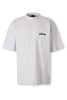 Balenciaga | Balenciaga Logo Printed Crewneck T-Shirt