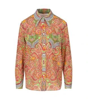 Valentino | Valentino All-Over Patterned Button-Up Shirt