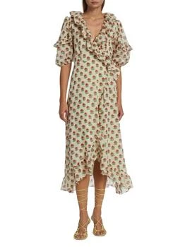 Lydia Ruffle Maxi Dress