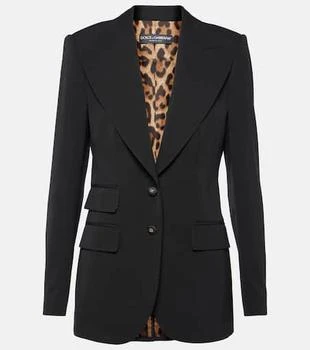 Dolce 
Gabbana | Wool-blend blazer