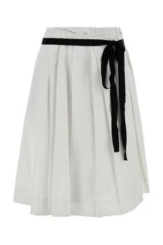 Prada | Prada Belted Midi Skirt