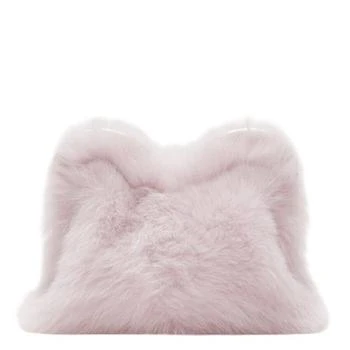 Burberry | Shearling B-Shaped Clutch