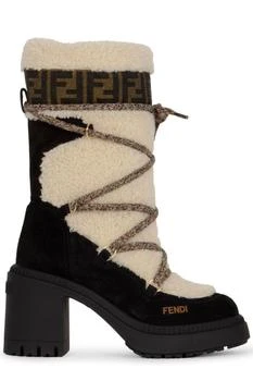 Fendi | Fendi Apres Chic Shearling Lace-Up Boots