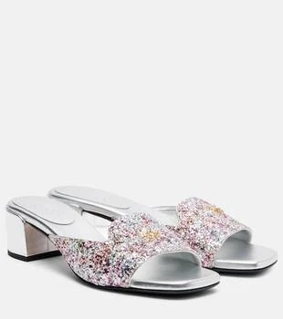 Jimmy Choo | Dina 45 glitter mules