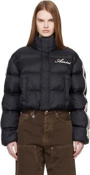 AMIRI | Black Bones Cropped Down Jacket
