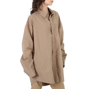 Balenciaga Balenciaga Back Slit Shirt In Sahara Beige, Brand Size 2 (Medium)