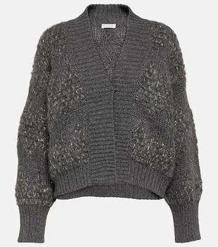 Brunello Cucinelli | Wool, cashmere, and silk cardigan