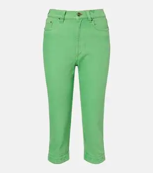 Versace | High-rise capri jeans