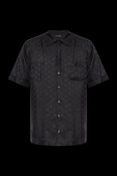 Dolce & Gabbana | Dolce & Gabbana Monogram Jacquard Short-Sleeved Shirt