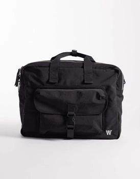 Double A by Wood Wood Double A By Wood Wood wolfgang shoulder bag in black