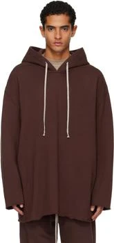 Rick Owens | Burgundy Concordians Peter Hoodie