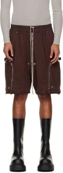 Rick Owens | Burgundy Concordians Bauhaus Shorts