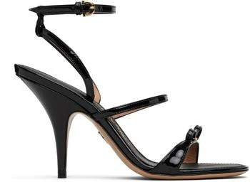Salvatore Ferragamo | Black Strappy Heeled Sandals