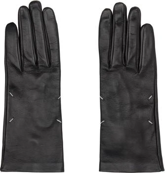 MAISON MARGIELA | Black Leather Gloves