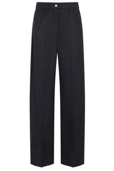 Prada | Prada Logo Detailed Pleated Trousers