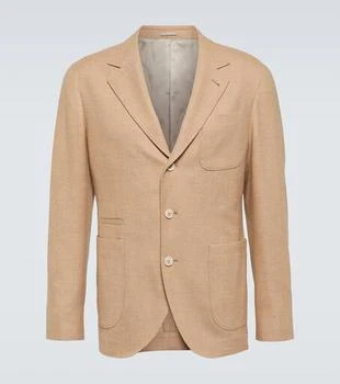 Brunello Cucinelli | Wool, cashmere, and silk twill blazer