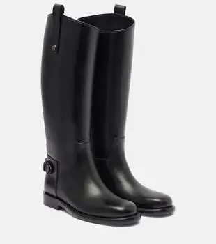 Burberry | Cavalier leather knee-high boots