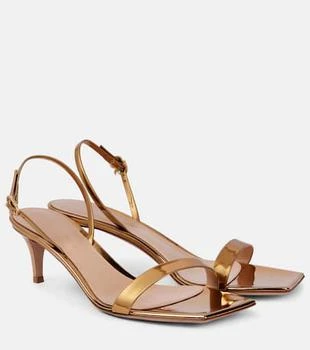 Gianvito Rossi | Ribbon 55 metallic leather sandals