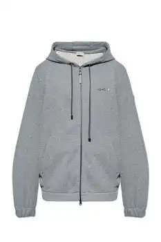 Moncler | Moncler Zip-Up Drawstring Hoodie