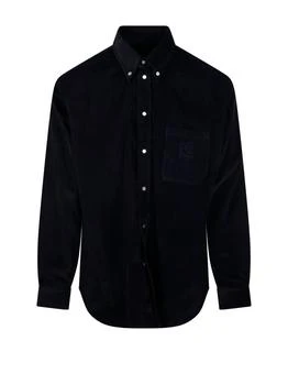 Fendi | Fendi FF Embroidered Corduroy Shirt