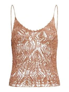 Tom Ford | Tom Ford Lace Detailed V-Neck Top