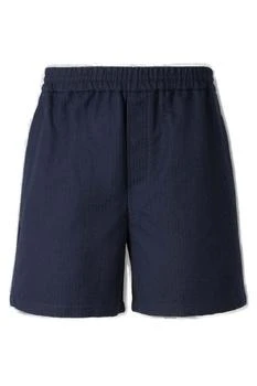 Balmain | Balmain Monogram Elastic-Waist Bermuda Shorts