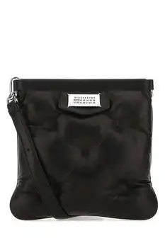 MAISON MARGIELA | Maison Margiela Quilted Logo Patch Messenger Bag