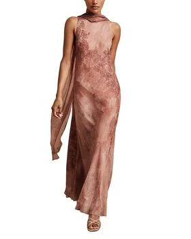 Lacey Printed Scarf Dress