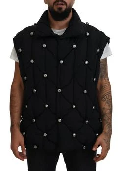 Dolce & Gabbana | Sleeveless DG Metal Embellishment Men's Jacket