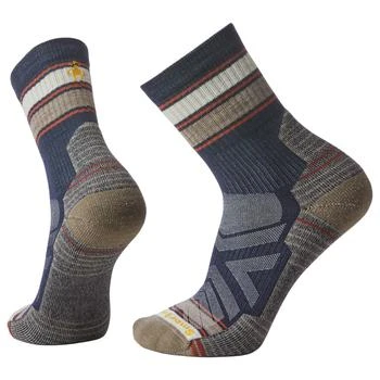 SmartWool Smartwool Hike Light Cushion Striped Mid Crew Sock - Men's