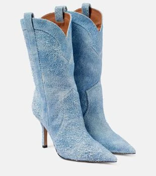Paloma 95 denim knee-high boots