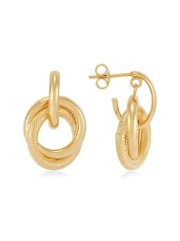 Saks Fifth Avenue | 14K Yellow Gold Door Knocker Drop Earrings