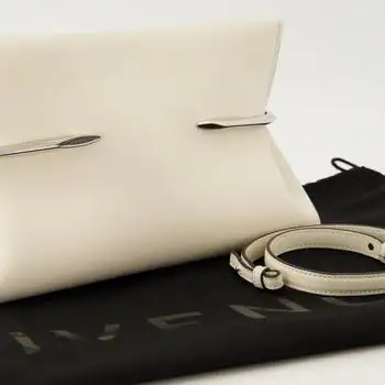 Givenchy | Givenchy Pinch Metal-Bar Clutch Bag