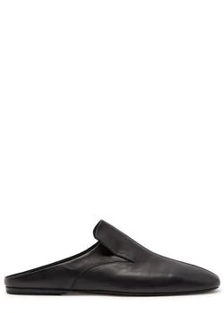 Leather mules
