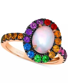 Le Vian | Multi-Gemstone Halo Ring (2 ct. t.w.) in 14k Rose Gold
