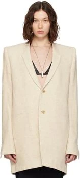 Rick Owens | Off-White Concordians Dirt Tailored LS Blazer