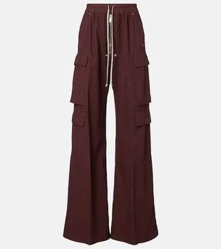 Rick Owens | DRKSHDW Jumbo Bela cotton flannel cargo pants