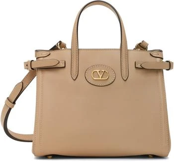 Valentino | Tan Antibes Small Shopping Tote