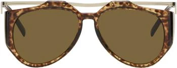 Yves Saint Laurent | Brown & Gold SL M137 Amelia Sunglasses