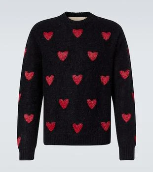 Valentino | Lamé jacquard sweater